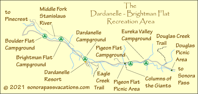 map of Dardanelle Area