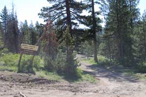 Hammill Canyon Horse Camp sign