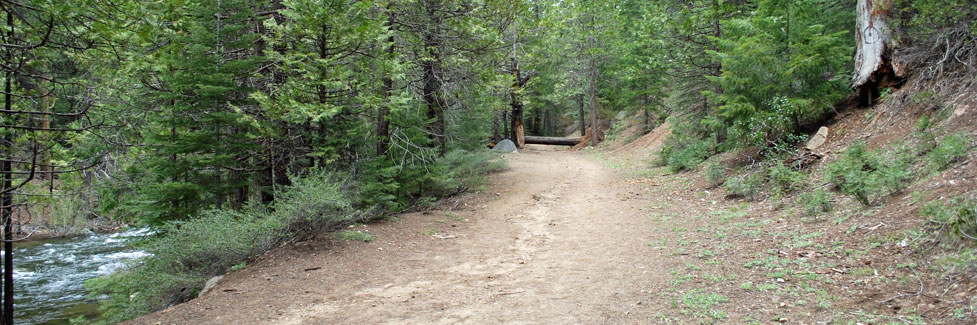 trail from Fraser Flat to Strawberry, Tuolumne County, California