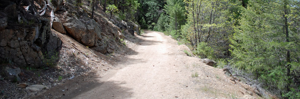 trail from Confidence to Lyons Reservoir, Tuolumne County, California